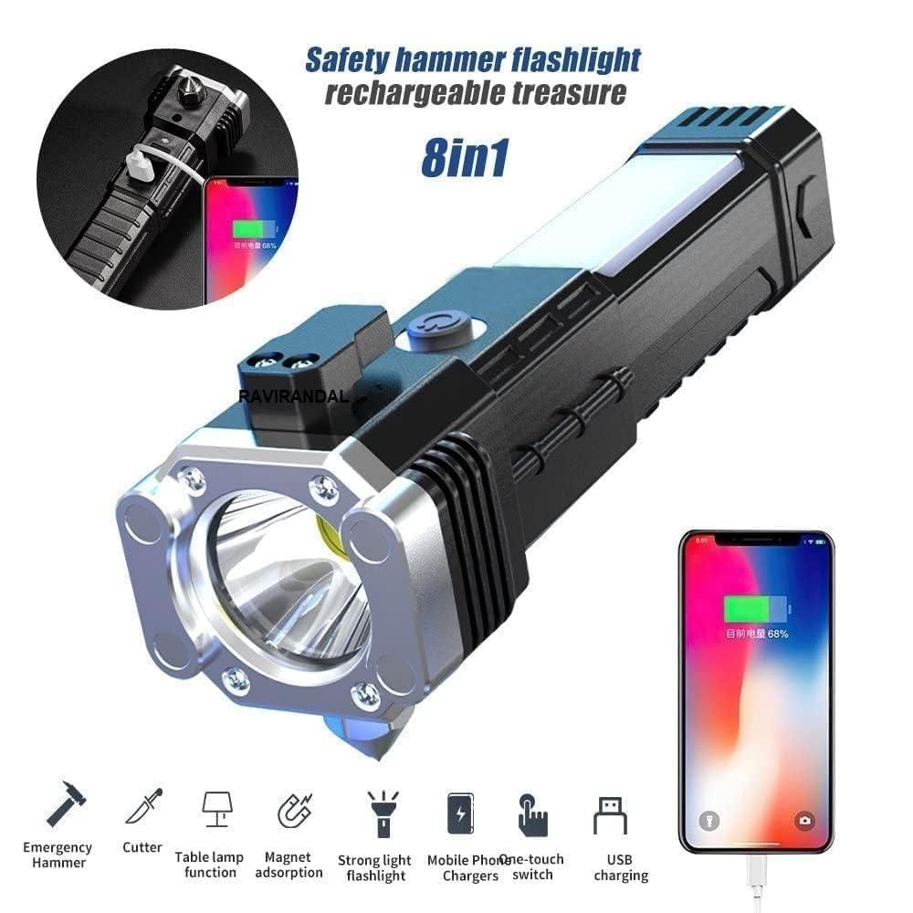 Portable Rechargeable LED Flashlight