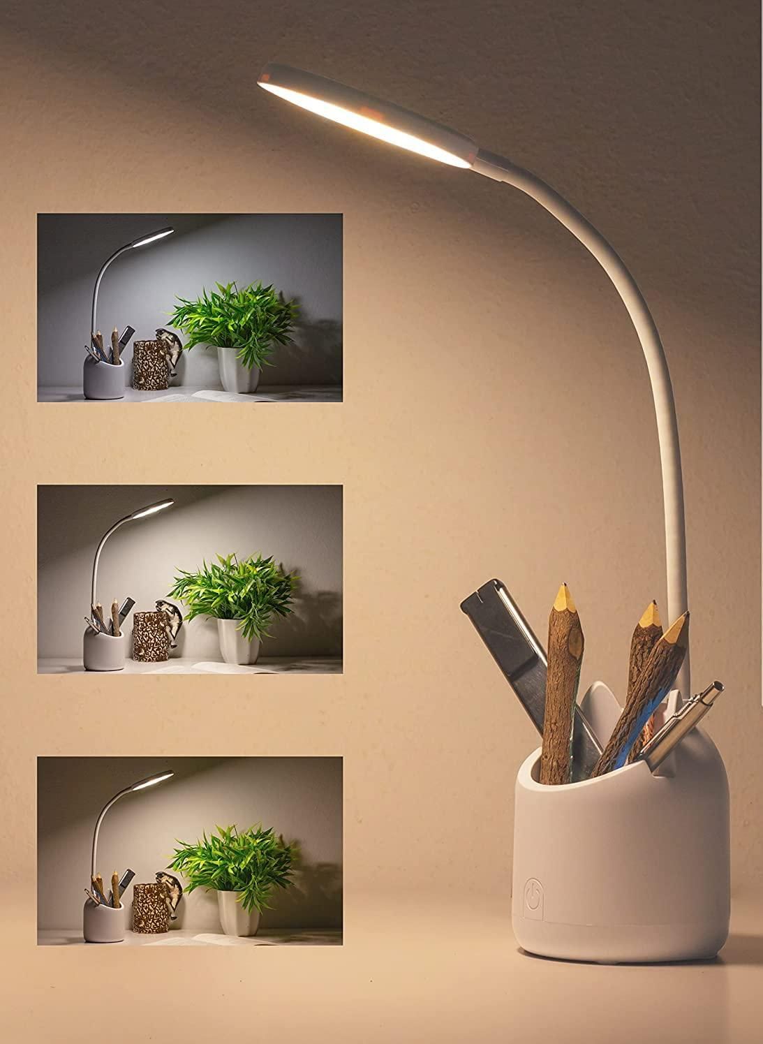 Study Table Light with Pen Holder