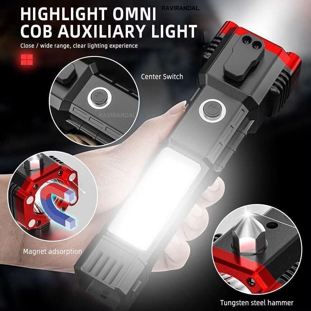 Portable Rechargeable LED Flashlight